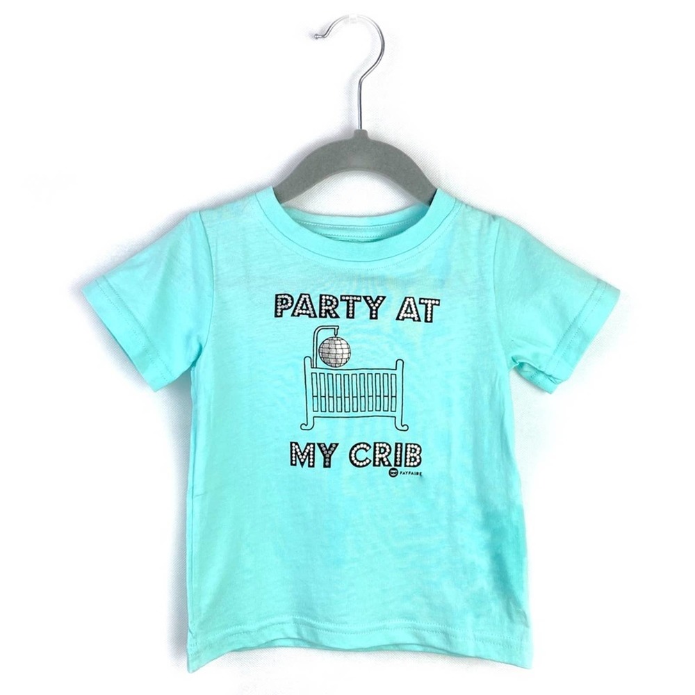 Fayfaire | NWT Blue Unisex Party in my Crib Shirt